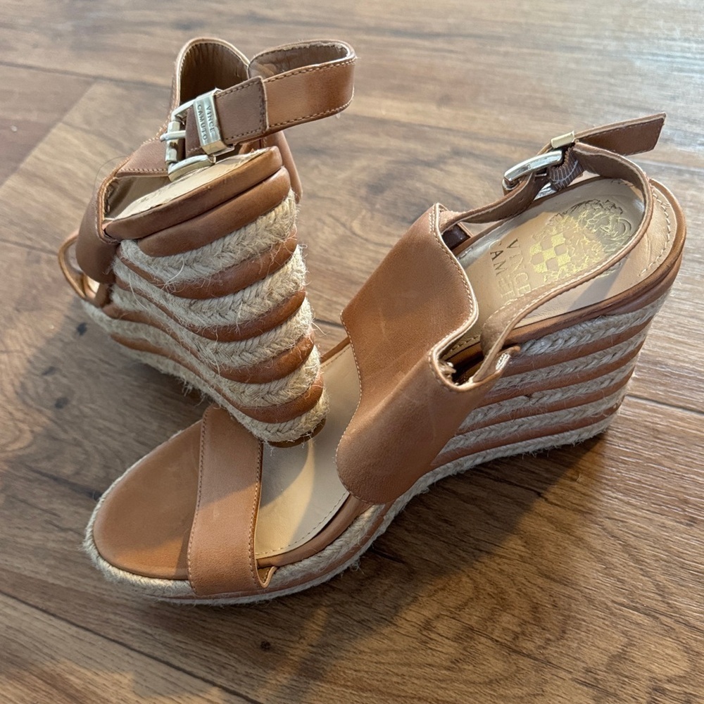 Vince Camuto Brown Espadrille Sandals - Picture 2 of 4
